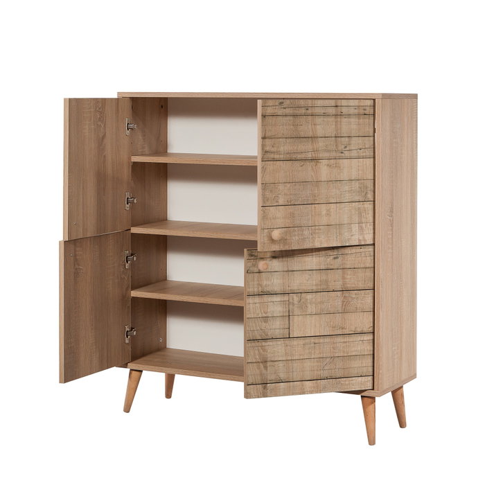 Hanah Home Multilux - 728 Armario Multiusos Roble Sonoma